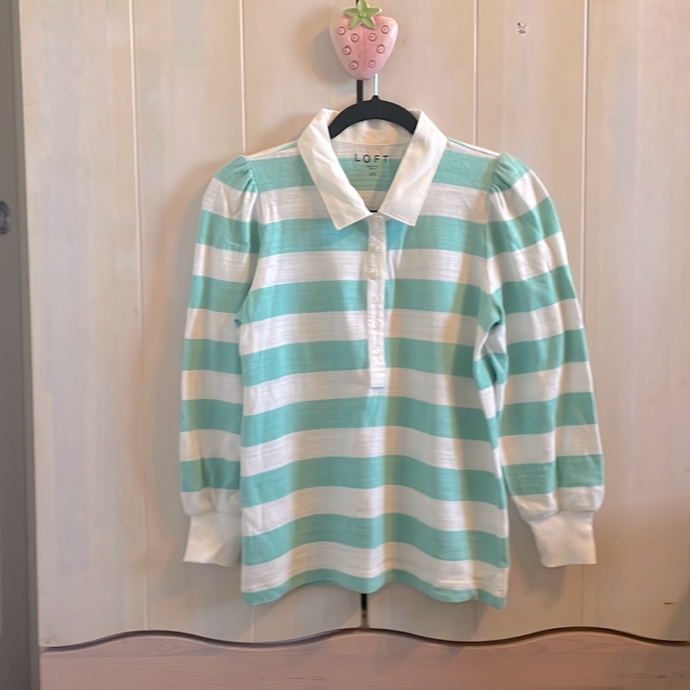 LOFT Stripe Sweatshirt